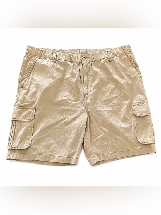 Tommy Bahama Other - Mens Tommy Bahama  Khaki Cargo Shorts With Elastic Waist & Pockets Size XXL